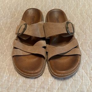 Born leather sandals